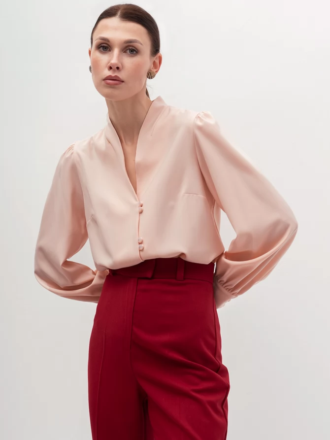 Блузка OD-735-10 бледно-розовый