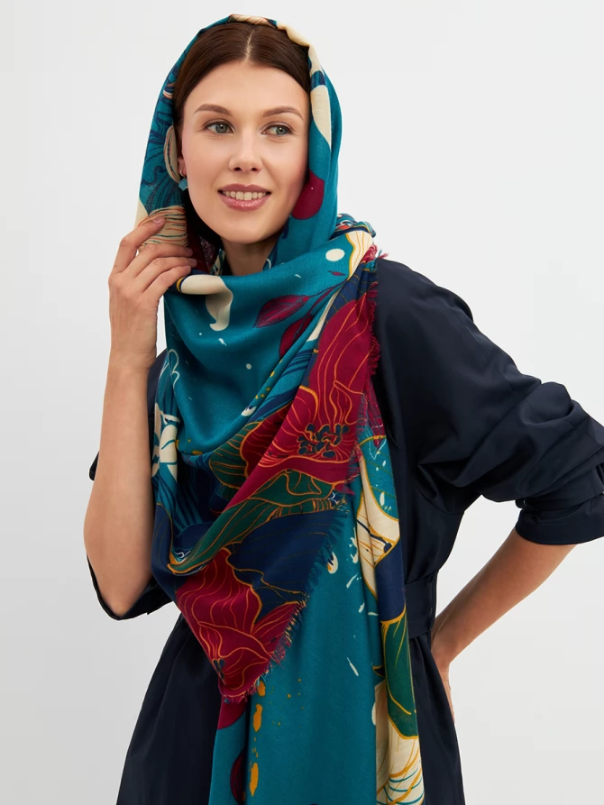 Палантин женский SHU25-10-2