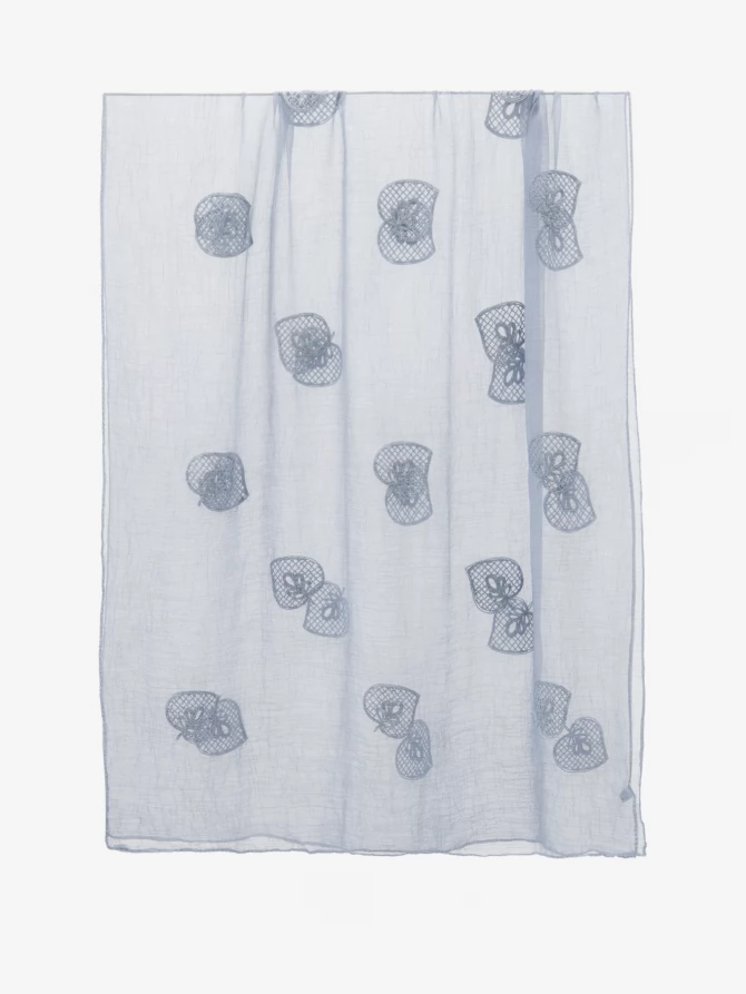 Палантин женский с вышивкой Арт-Деко BB-1351-1