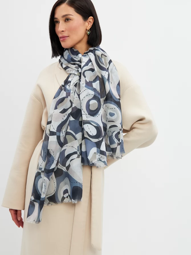 Палантин женский KSH25-K1259