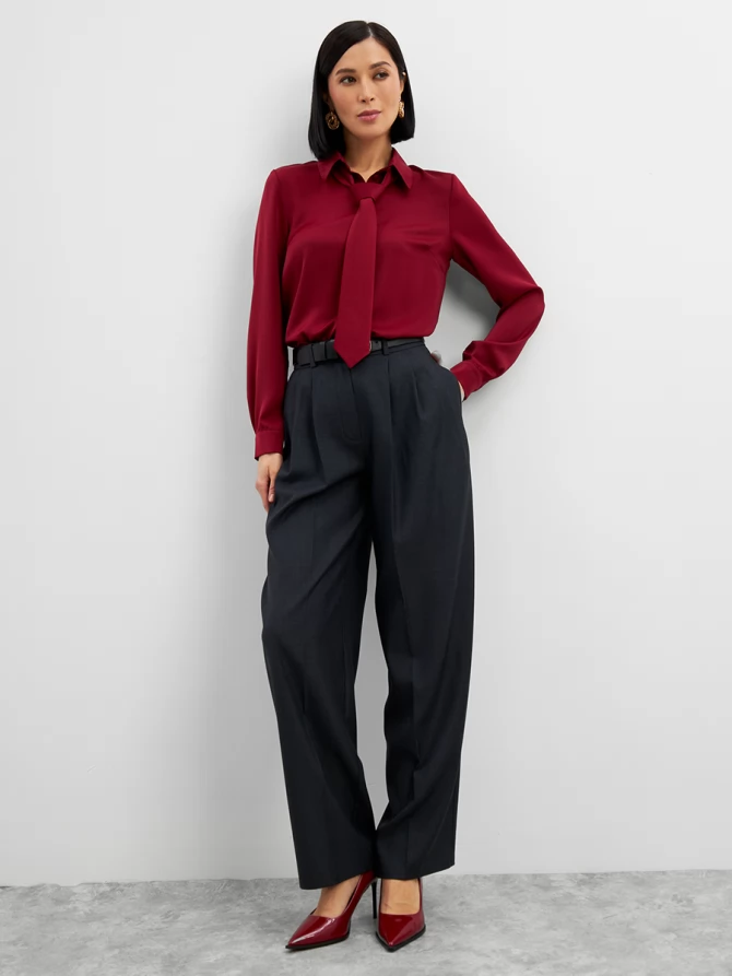 Брюкис 3-мя складками OD-1005-1 серый