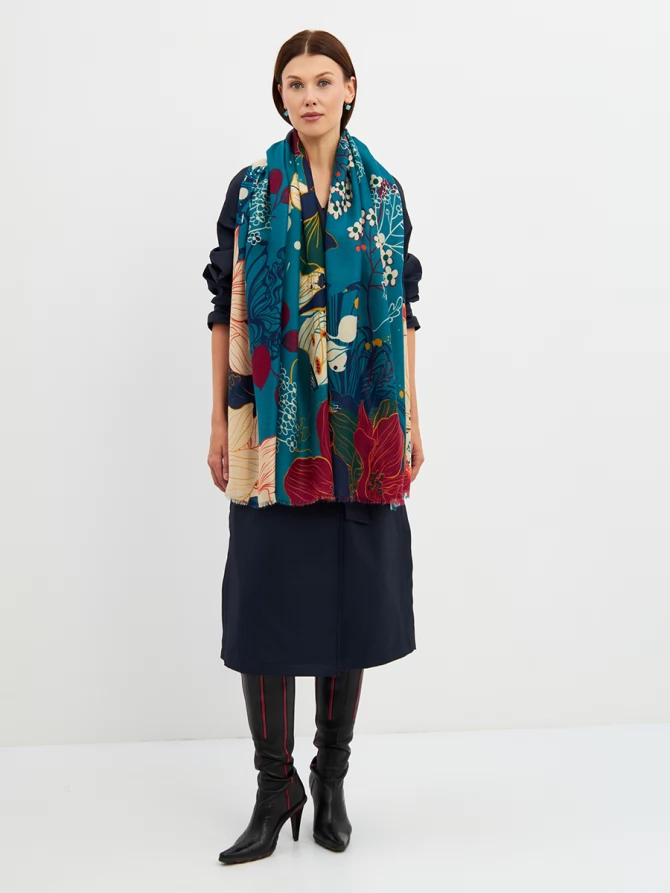 Палантин женский SHU25-10-2