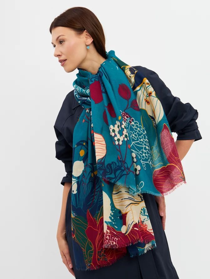 Палантин женский SHU25-10-2