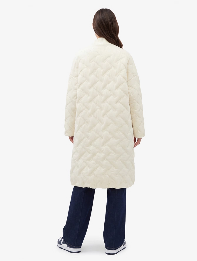 Полупальто стеганое OD-1046-1 бежевое