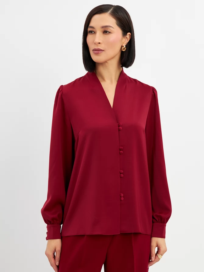 Блузка OD-735-17 бордовый