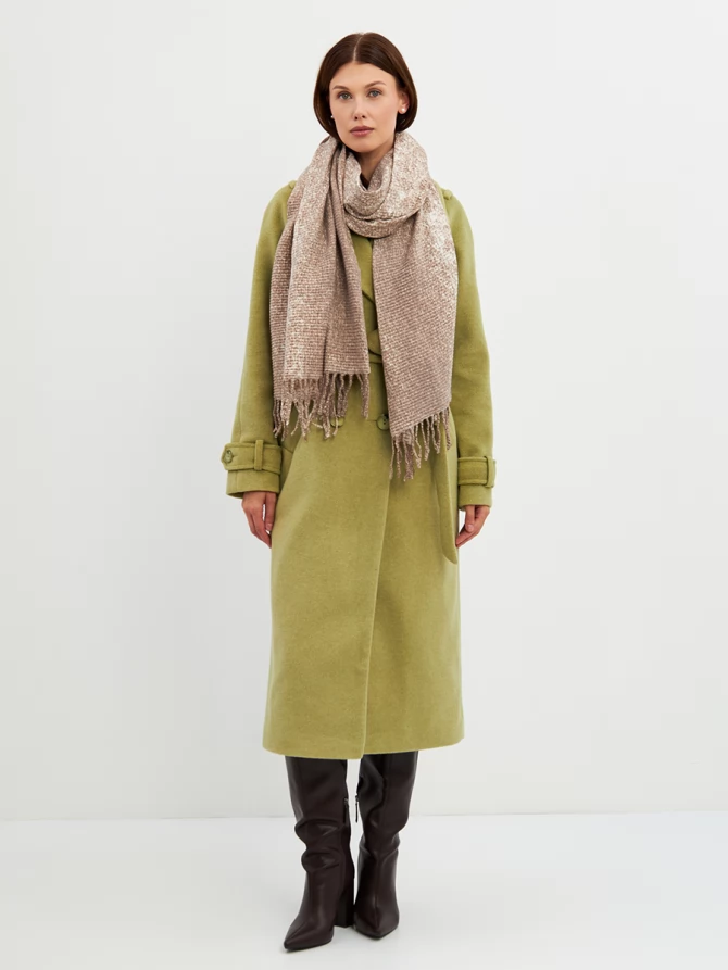 Палантин женский двусторонний с градиентным эффектом