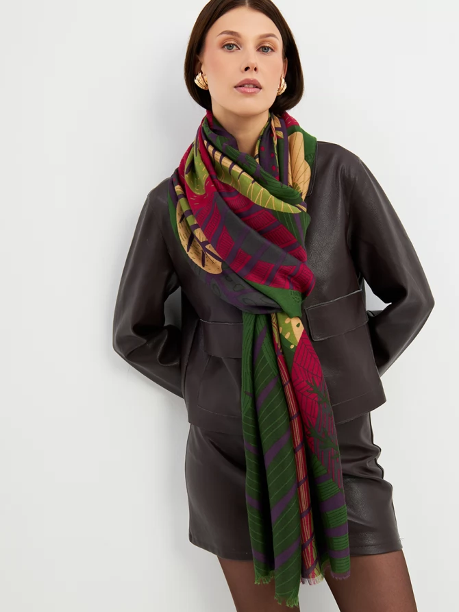 Палантин женский SHU4-103-4