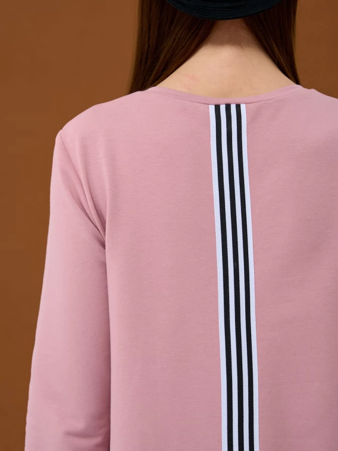 Платье с тесьмой по низу