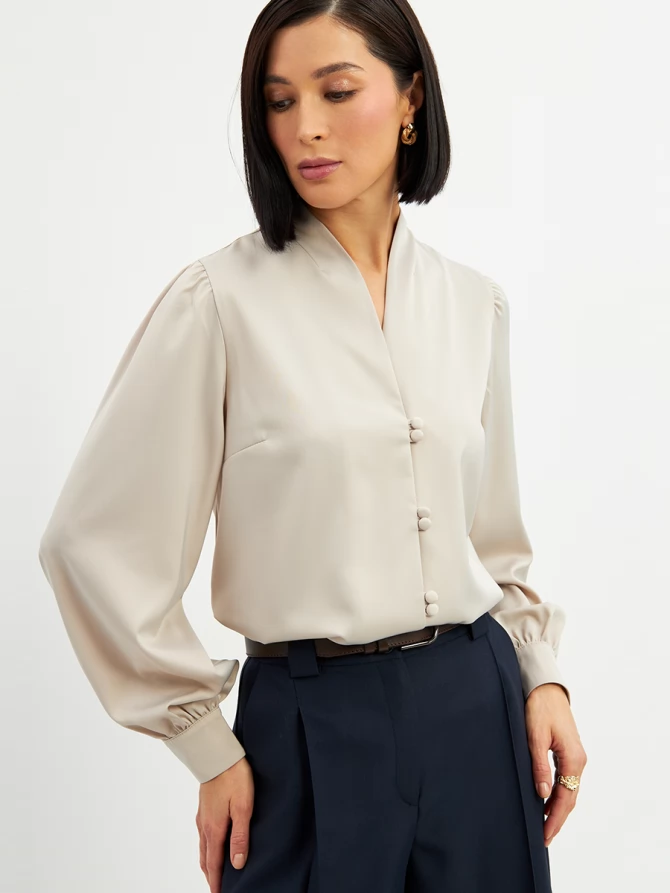 Блузка OD-735-16 светло-коричневый