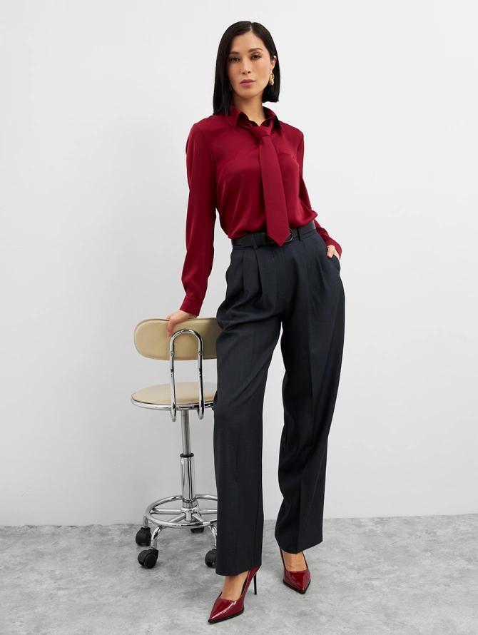 Брюкис 3-мя складками OD-1005-1 серый