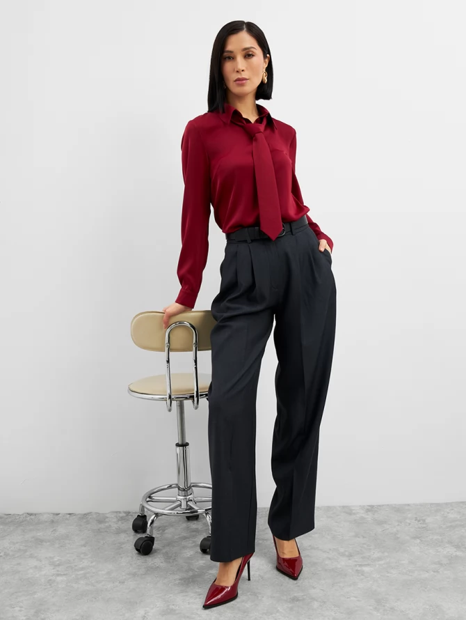 Брюкис 3-мя складками OD-1005-1 серый