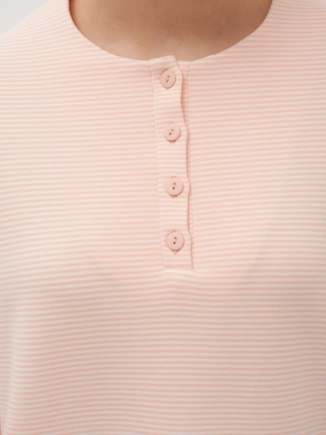 Костюм лонгслив и брюки на пуговицах