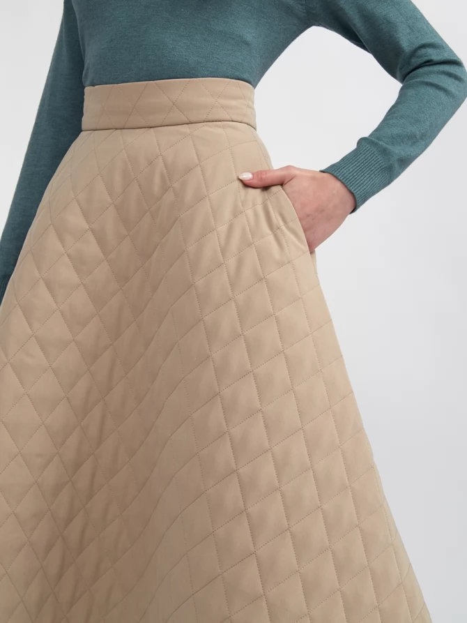 Юбка стеганая