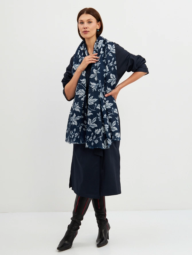 Палантин женский с принтом