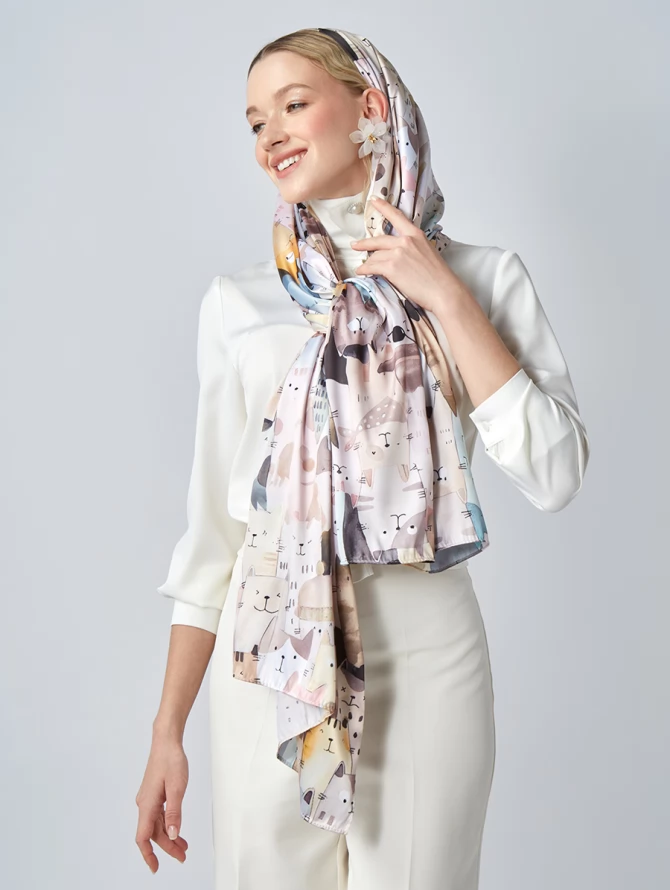 Палантин женский KSH16-145-1