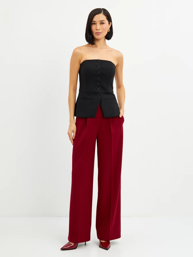 Брюки костюмка OD-825-4 бордо