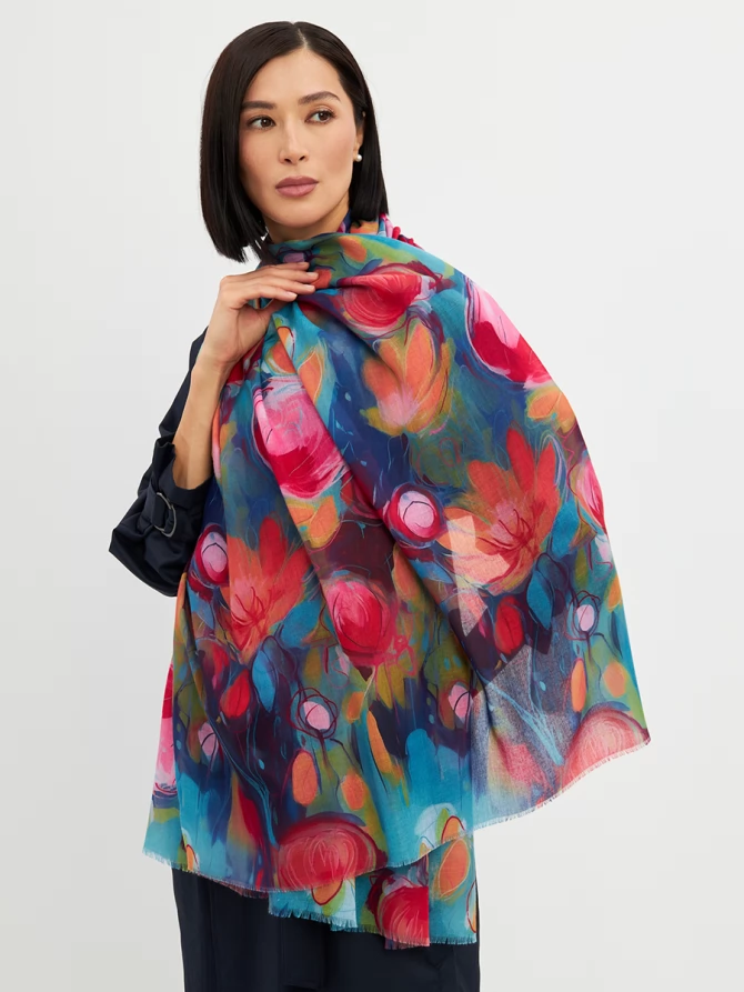 Палантин женский KSH25-1254-2