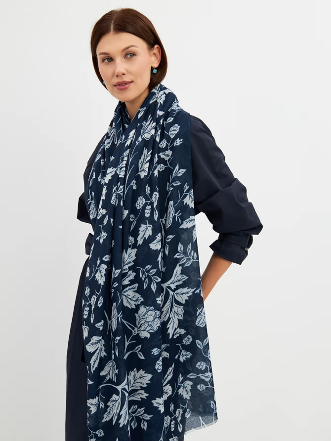 Палантин женский с принтом