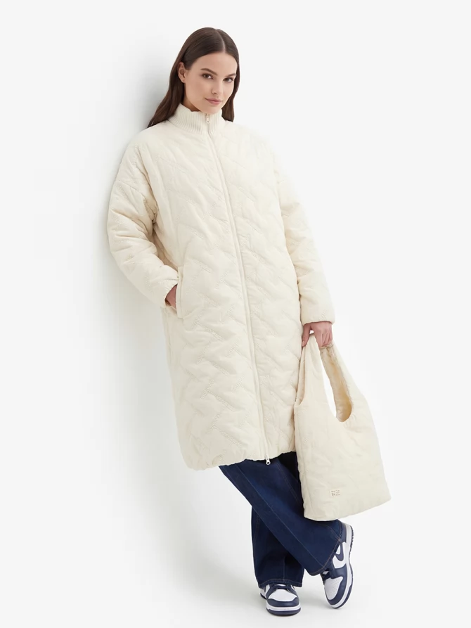 Полупальто стеганое OD-1046-1 бежевый