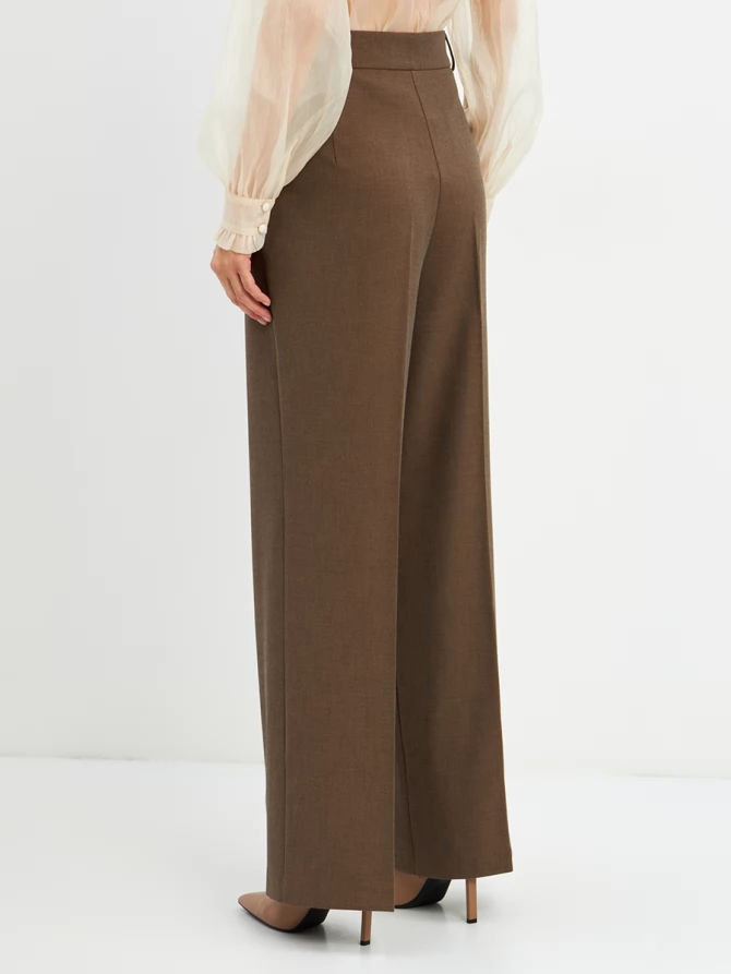 Брюки костюмка OD-825-1 коричневый