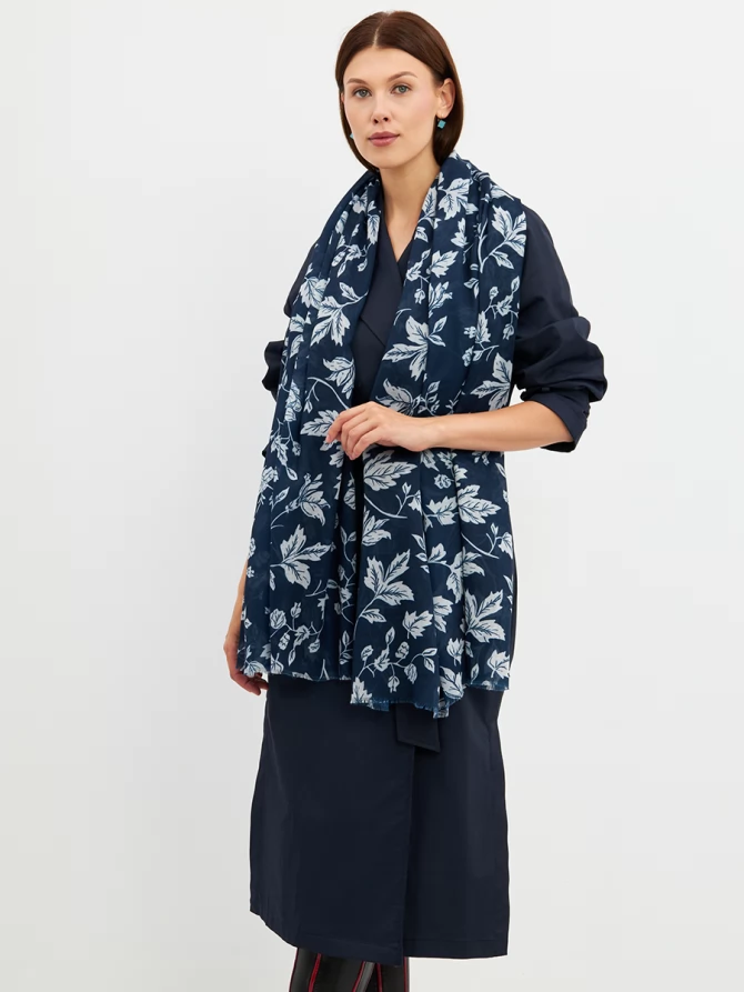 Палантин женский с принтом