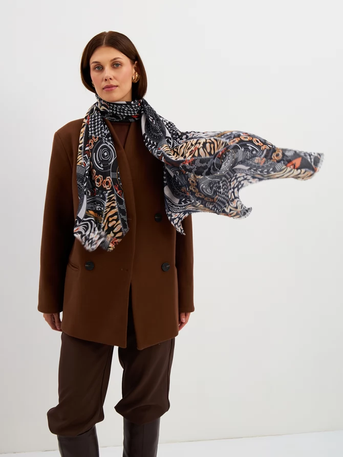 Палантин женский KSH25-K1253