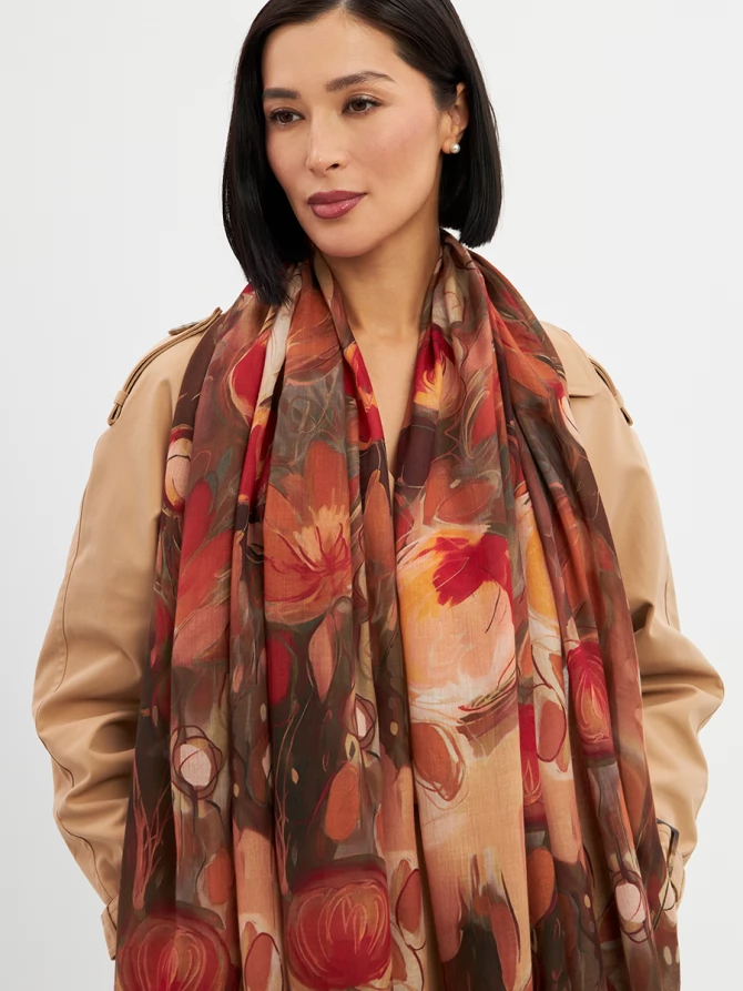 Палантин женский KSH25-1254-4