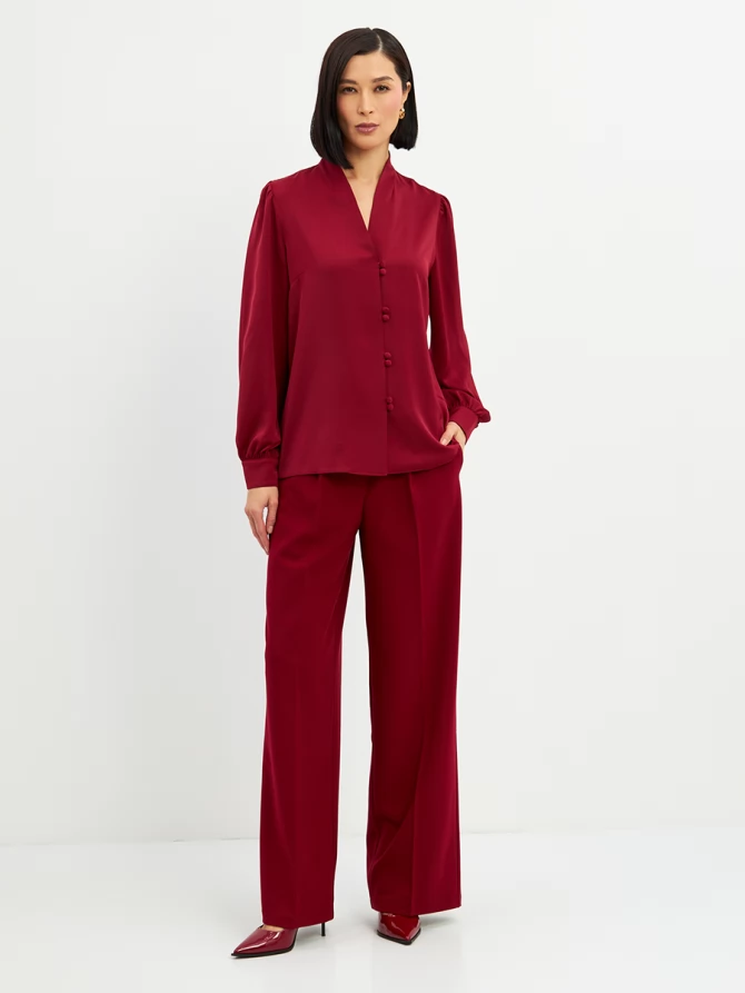 Блузка OD-735-17 бордовый