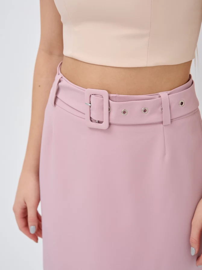 Юбка с поясом