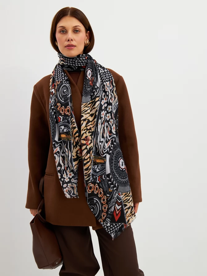 Палантин женский KSH25-K1253