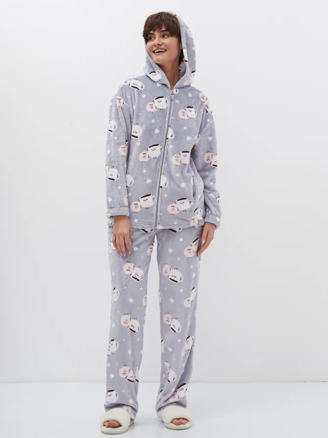 Брюки из плюша