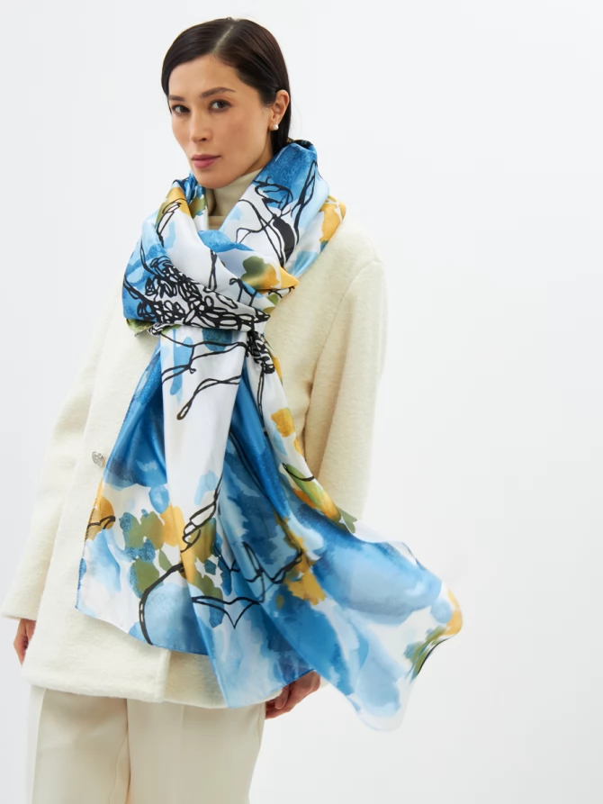 Палантин женский D2-1351-3