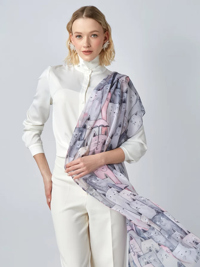 Палантин женский KSH16-128-1