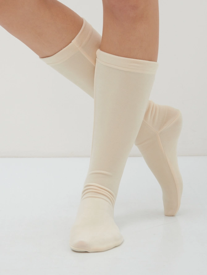 Носки женские велюровые высокие