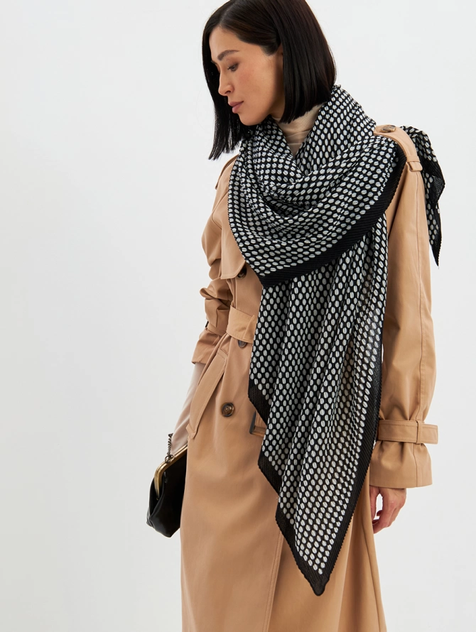 Палантин женский с принтом SPR-1155-2