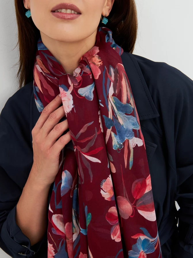 Палантин женский KSH25-1253-2