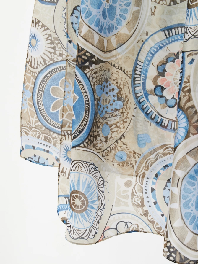 Палантин женский арт-деко двусторонний