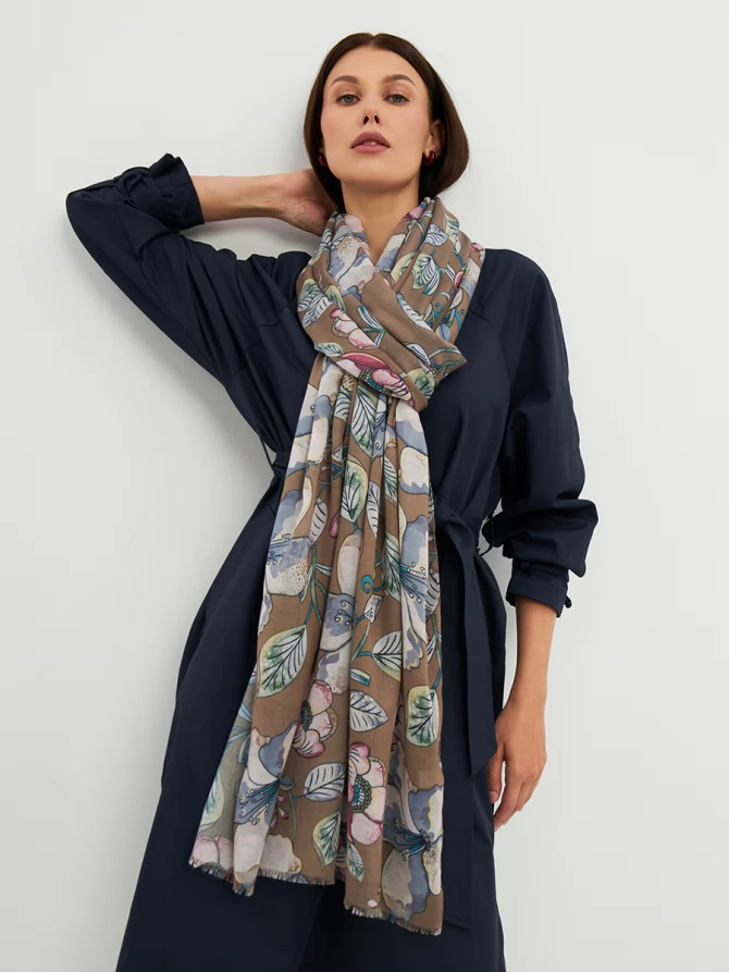 Палантин женский KSH25-K1258