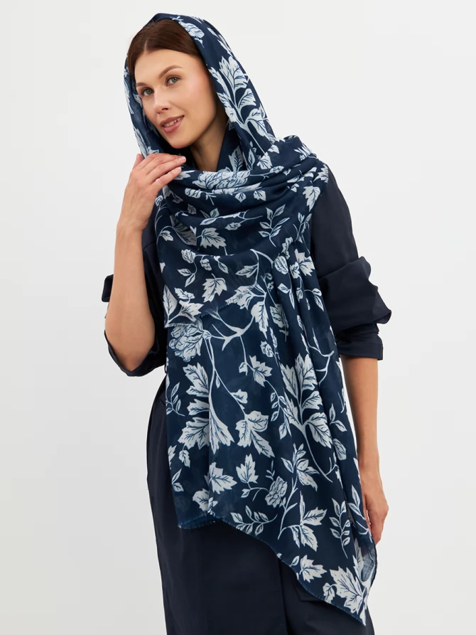 Палантин женский с принтом