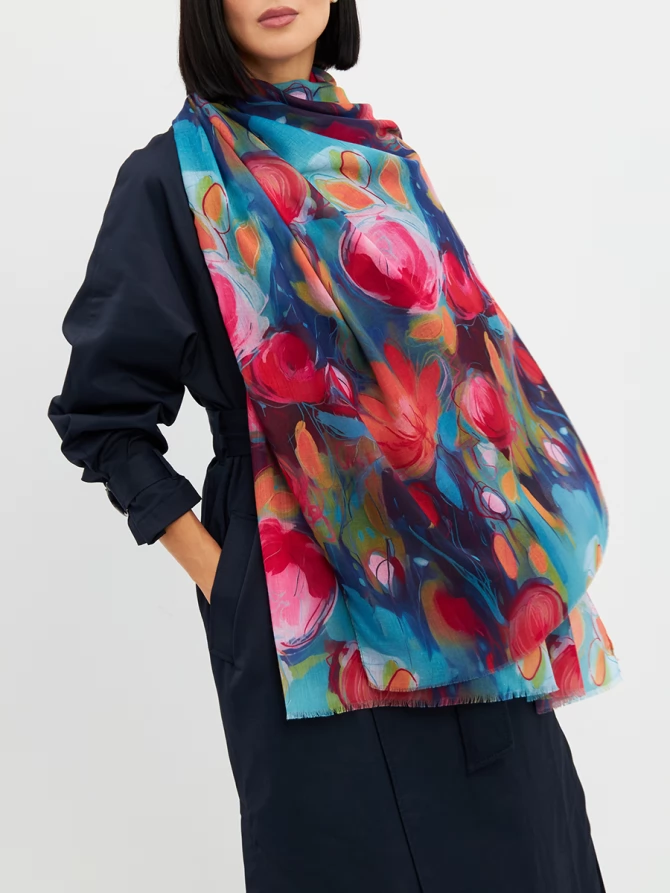 Палантин женский KSH25-1254-2