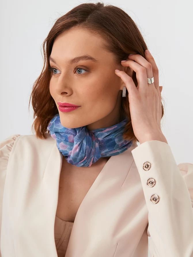 Палантин с арт-деко узором KSH14-115-19