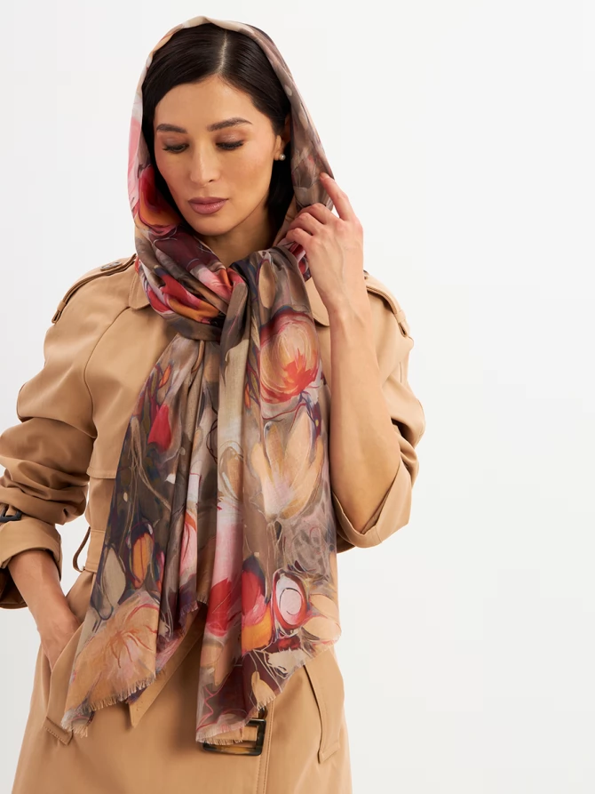 Палантин женский KSH25-1254-3