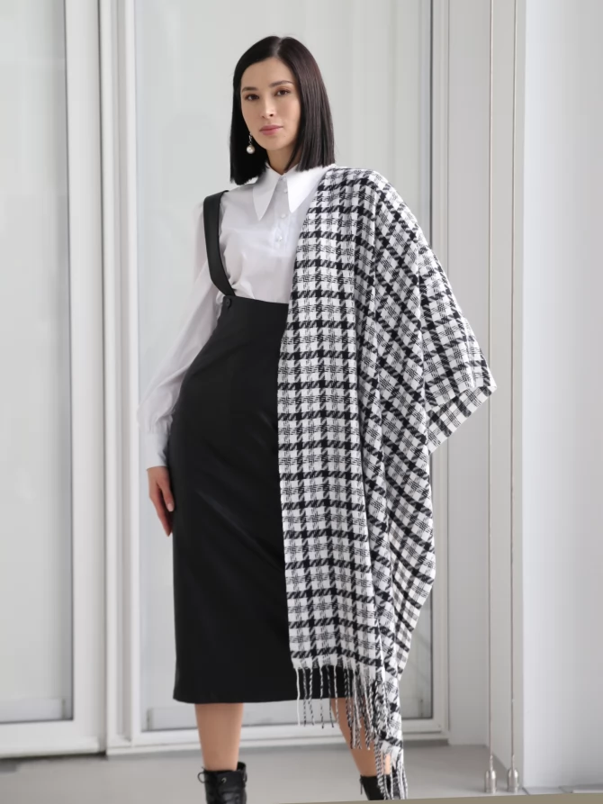 Блузка однотонная