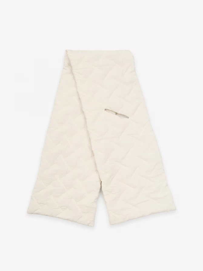 Стеганый шарф OD-1052-1 бежевый