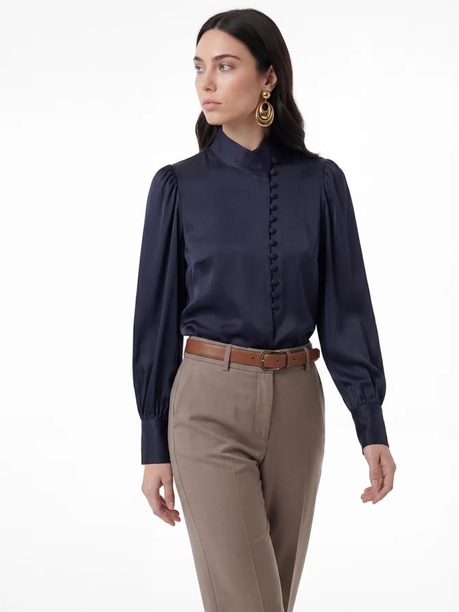 Блуза-косоворотка много пуговиц OD-550-11