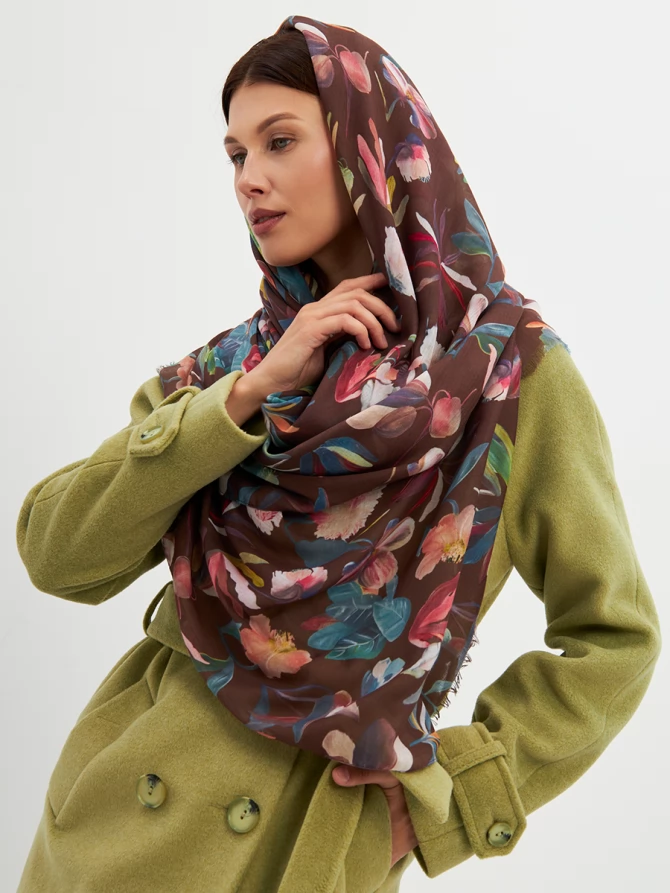 Палантин женский KSH25-1253-4