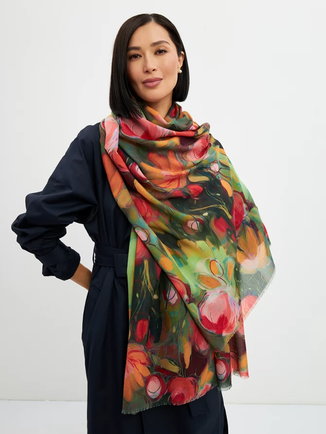 Палантин женский KSH25-1254-1