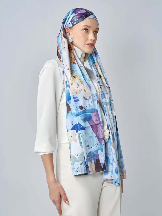 Палантин женский KSH16-145-2