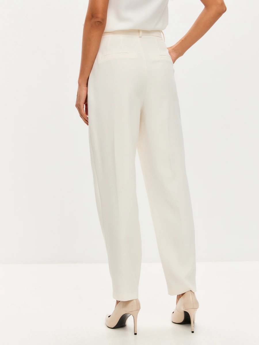 Брюки укороченные белые
