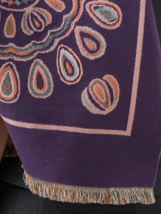 Палантин двусторонний с орнаментом RH10-1459-3